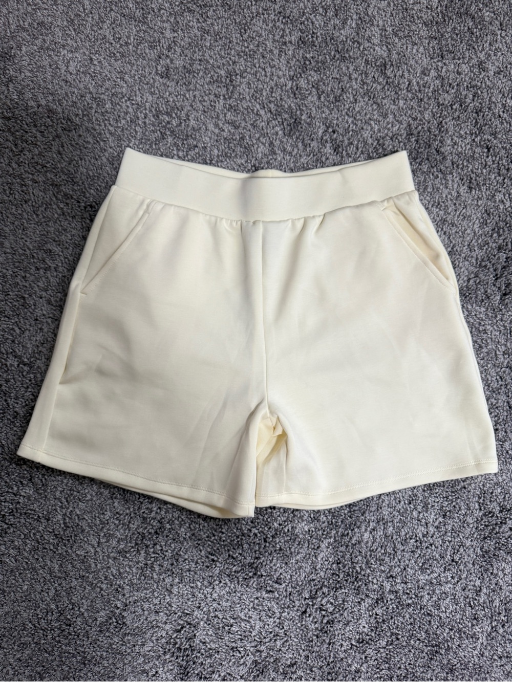 Women’s LazyPants butter yellow shorts